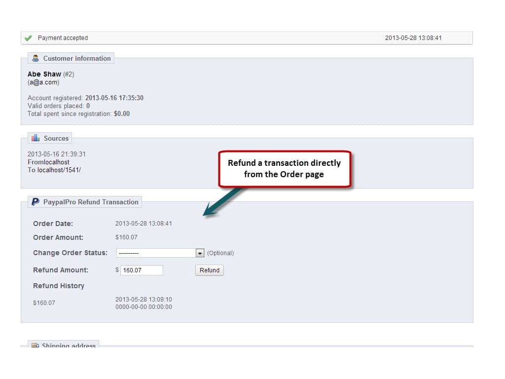 comment rembourser un client sur paypal