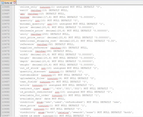 Importer un fichier SQL n'est pas sans risque, car bien souvent le script ne se content pas d'injecter uniquement le contenu... il modifie d'autres informations sensibles concernant la configuration de la boutique.