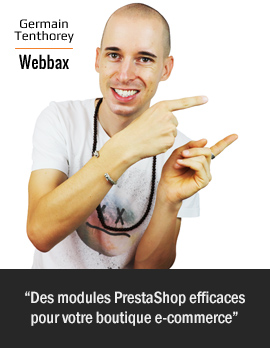 Germain Tenthorey de Webbax - développeur Prestashop