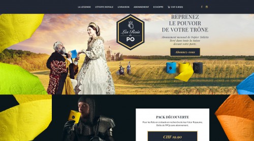 Ho merci mon roi pour ce beau rouleau de PQ ! C'est sûr y'a de l'humour !