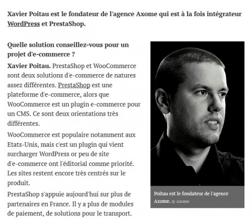 Commercialiser du WooCommerce dans l'état actuel, semble encore prématuré pour couvrir la plupart des besoins clients.