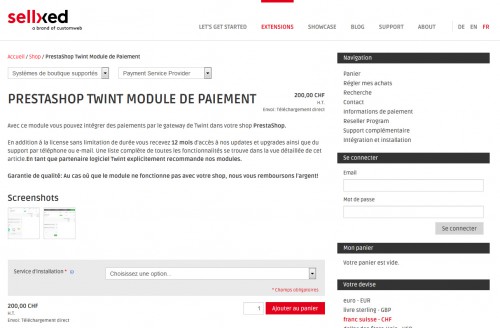 Chez Sellxed, ils ont mis le turbo... il me reste plus qu'à faire pareil.