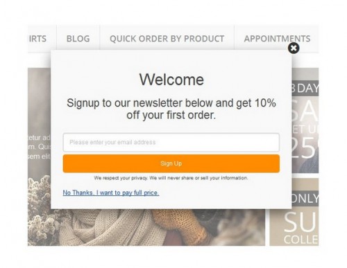 Actuellement la Popup newsletter est une méthode qui fonctionne bien pour faciliter la collecte de mails sur votre boutique Prestashop.
