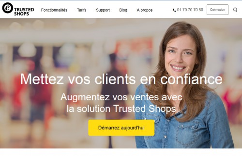 Comme le souligne Trusted Shops sur sa page d'accueil, le plus important c'est de rassurer le client pour faciliter le déclenchement des ventes.