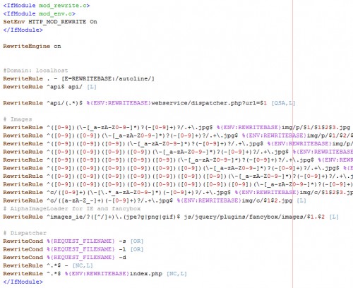 Modifier le .htaccess demande toujours un certain niveau de prudence, même si la syntaxe apache est toujours la même, cela réserve son lot de surprises. Et bien sûr il est difficilement possible de donner la possibilité au client la mission d'intégrer lui-même par exemple des liens de son choix. A noter aussi un autre risque important qui concerne l'écrasement du .htaccess qui se fait très régulièrement et de manière automatique par Prestashop.