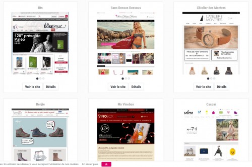 Visitez le showcase de Prestashop et inspirez vous des boutiques existantes. Naviguez, créez-vous un compte et simulez un acte d'achat comme si vous étiez un client.
