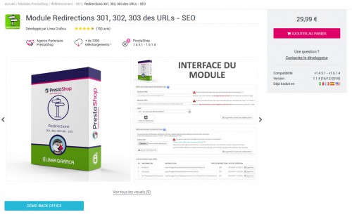 Pour un prix aussi raisonnable, on se passe volontiers de devoir jongler avec le .htaccess et on est certain d'arriver du 1er coup avec des redirections opérationnelles.