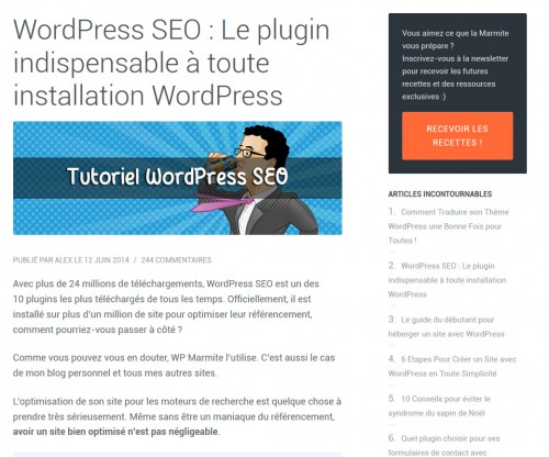 Il est préférable de suivre les recommandations des experts, car certains réglages peuvent entrainer aussi une désindexation de vos page ou une baisse de positionnement.