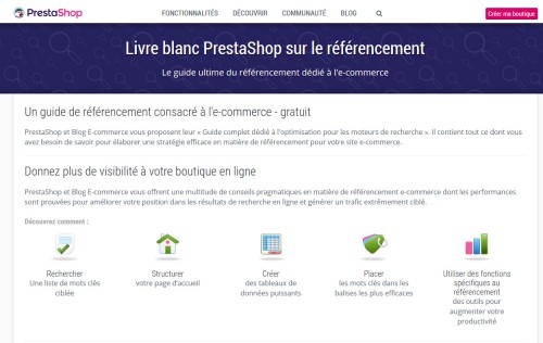 Le livre disponible en format PDF est gratuit et a été réalisé en partenariat avec Blog-Ecommerce, alors pourquoi s'en priver ? Téléchargez le vite !