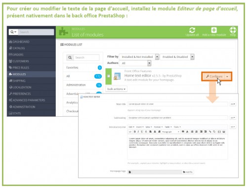 Ce module était populaire à l'époque où il n'y avait pas de sliders (dans les version 1.0 à 1.4)... à présent il est très discret et pourtant il offre un référencement supérieur de votre e-shop une fois activé.