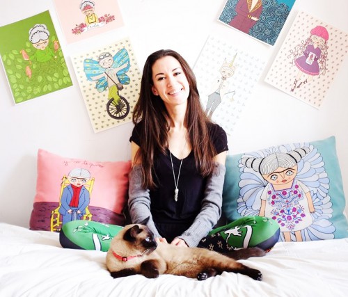 Norma gagne sa vie grâce à Etsy découvrez l'article sur Chatelaine.com qui parle de sa boutique Cara Carmina.