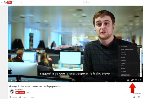 Le sous-titrage est vraiment une bonne chose, la traduction est plutôt bien faite et la vidéo est en plus très pédagogique. Grâce à cette option, on peut donc profiter du contenu.