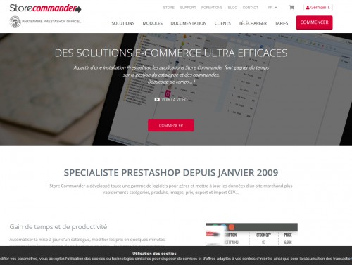 Store Commander reste l'outil le plus populaire sous Prestashop pour la gestion rapide de produits.