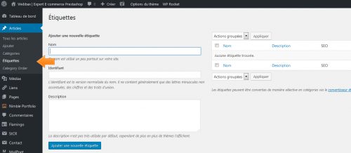 Les tags WordPress peuvent avoir votre peau, désactivez les totalement si vous ne les utilisez pas, assurez-vous qu'ils ne génèrent pas des liens à l'infini dans votre blog.