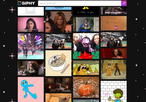 Site de Giphy