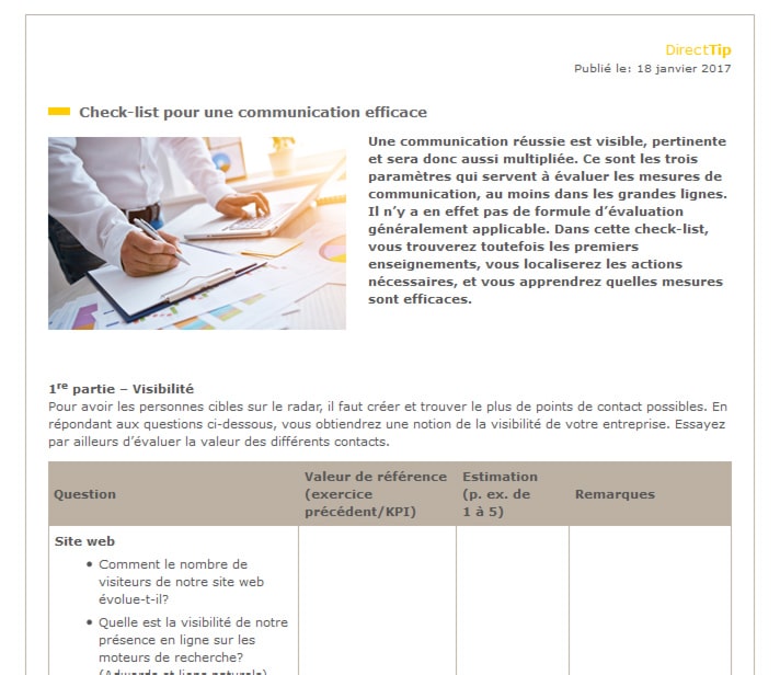 Questionnaire communication