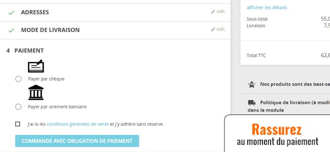 Prestashop 1.7 – L’étape du paiement (ép.9)