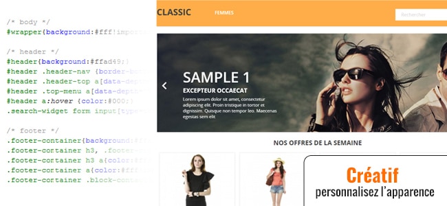 Modification CSS Prestashop