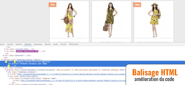 Prestashop 1.7 – SEO – Améliorer les balises H1,H2,H3 (ép.1)