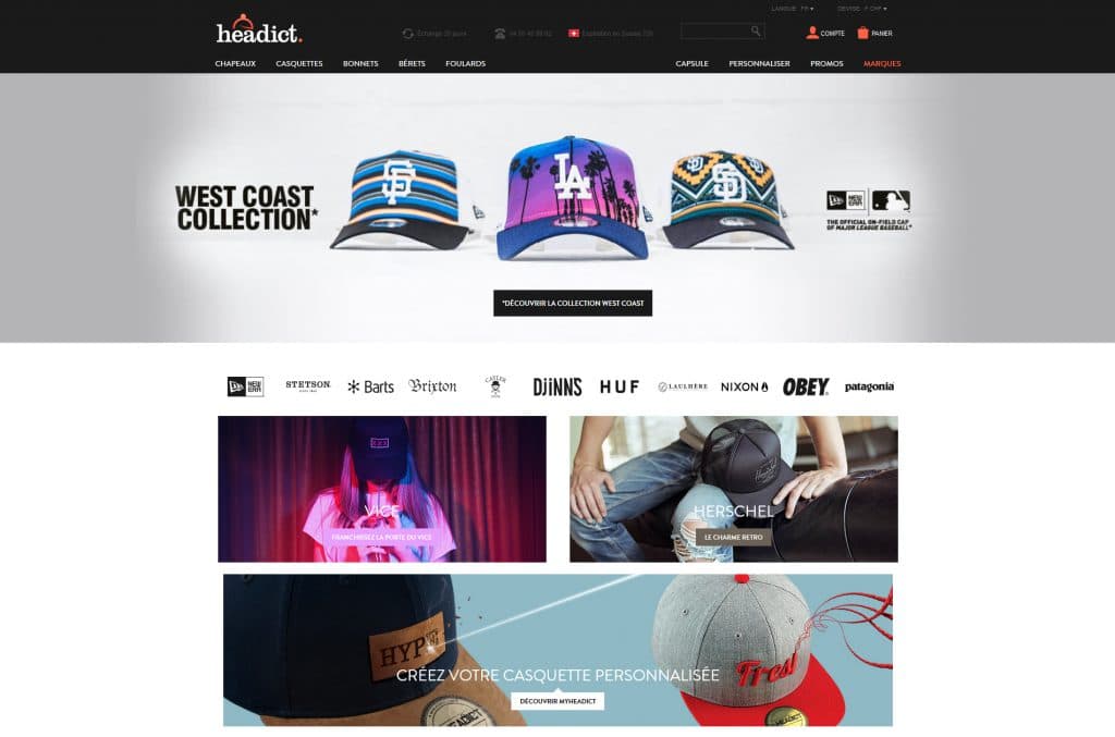 Headict e-commerce