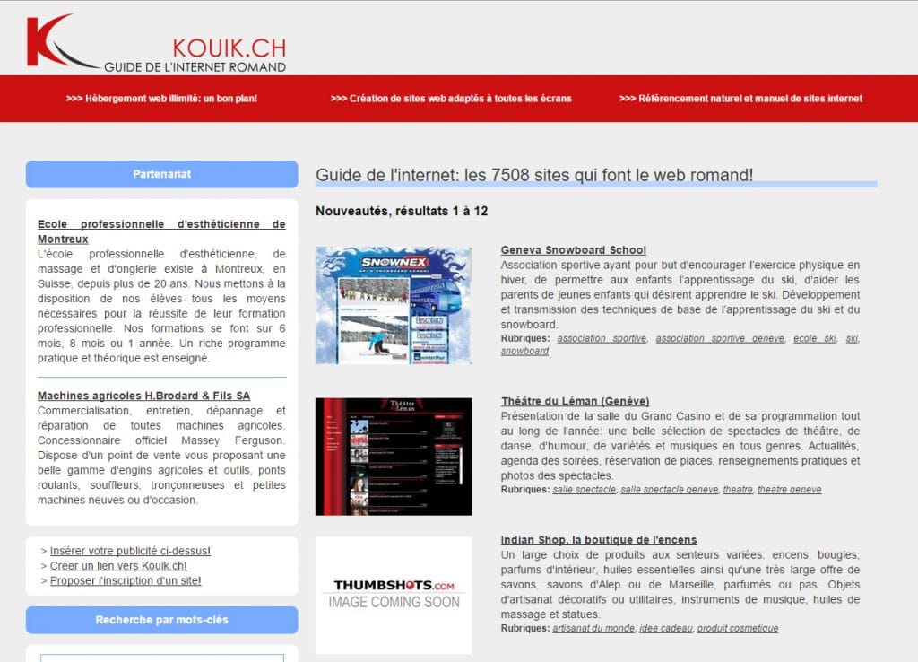 Annuaire Web Kouik