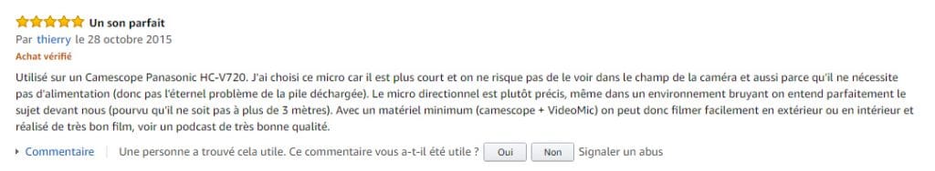 Un bon son de micro