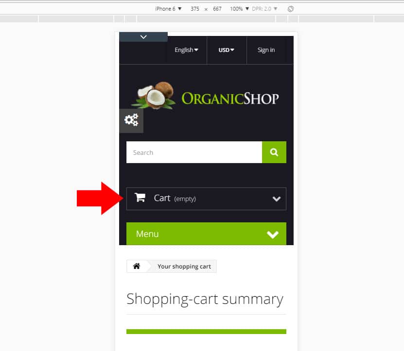 Thème Mobile First Prestashop