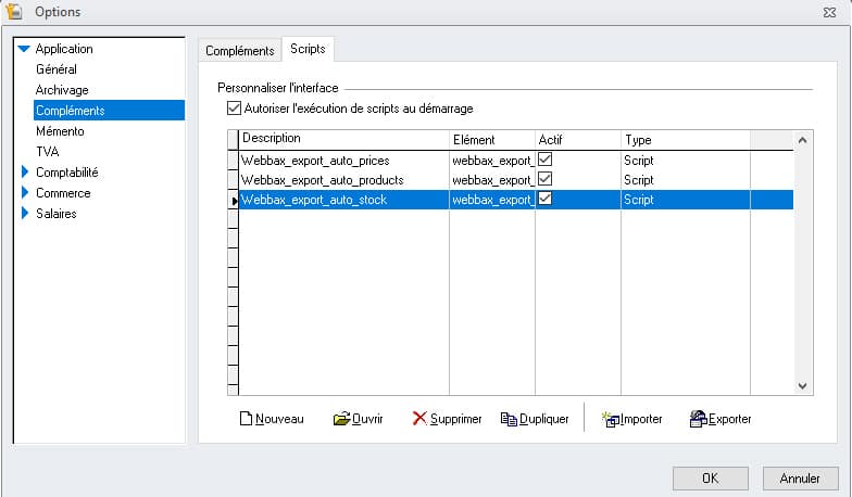WinBIZ Scripts