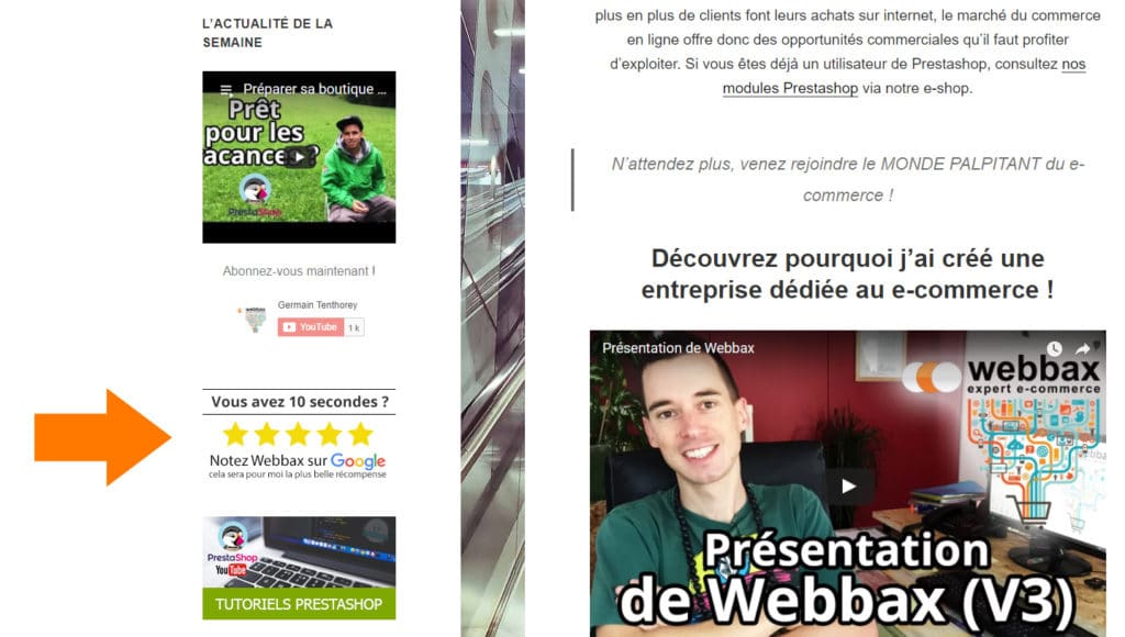 Incitation note Google
