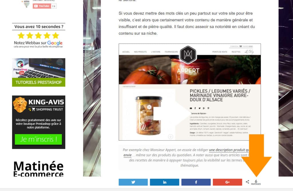 Partage billet de blog