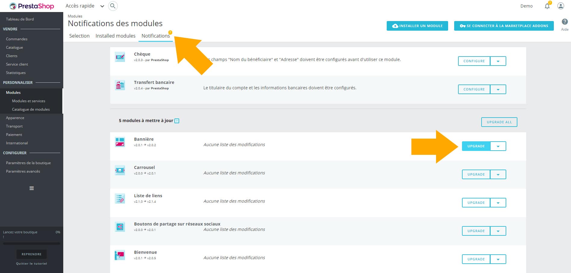TÉLÉCHARGER PRESTASHOP 1.6.1.17