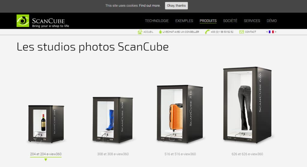 Studios scancube