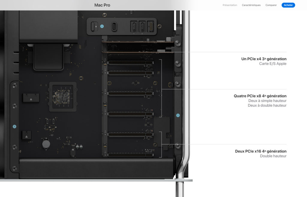 Fiche produit Mac Pro