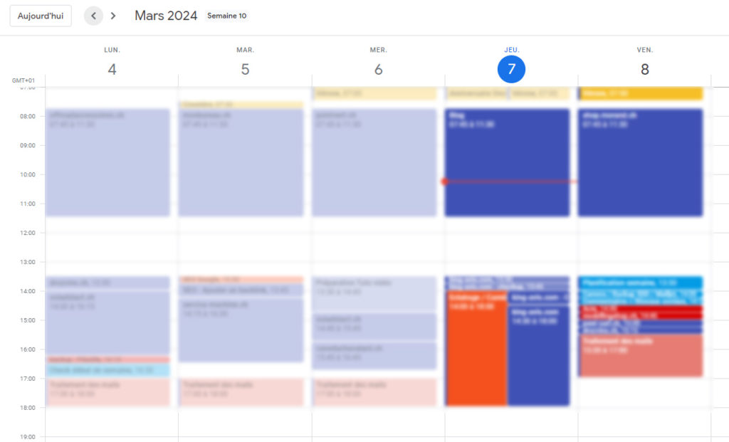 Planning : optimisation du temps