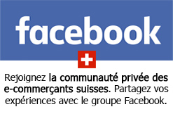 Rejoignez la communauté privée des
e-commerçants suisses. Partagez vos expériences avec le groupe Facebook.